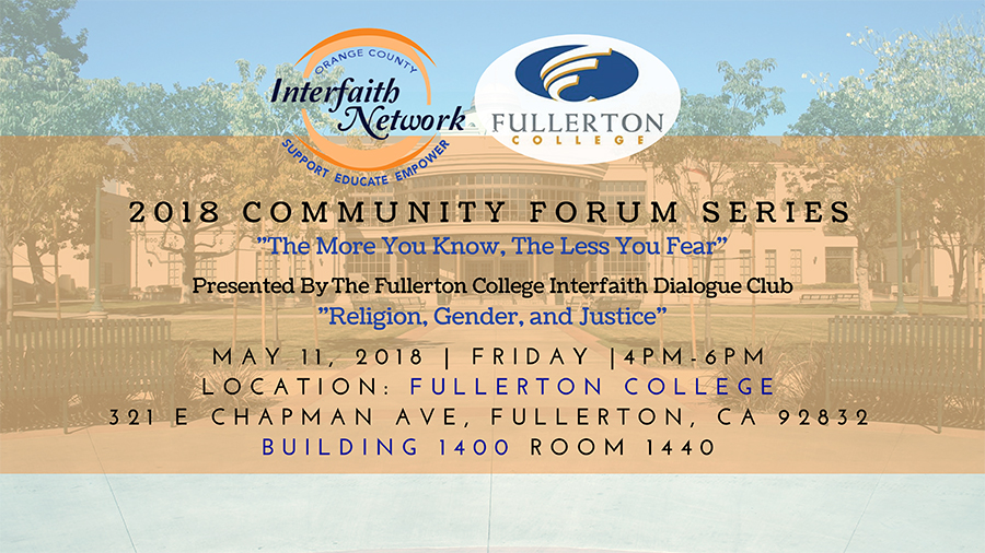 Community Forum – Religion, Gender, and Justice
